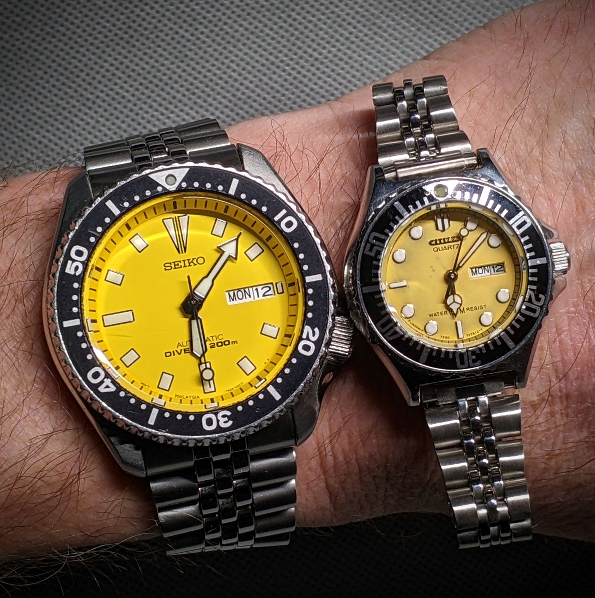 SKX-A35 and Citizen 4-753321Y